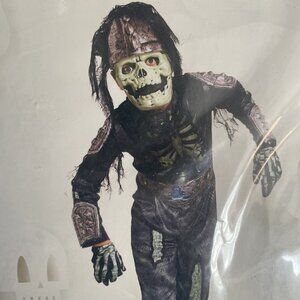 Child's Hyde And Eek! Boutique Skeleton Warrior Costume Sz Medium Halloween New